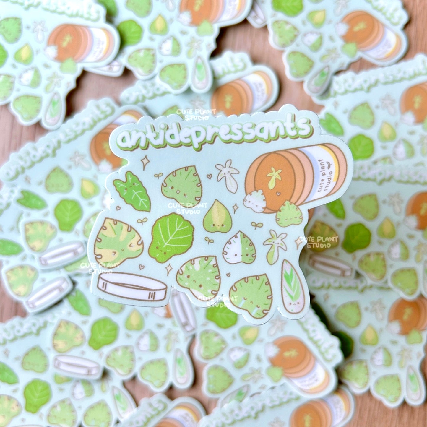 Antidepressants Plants Sticker