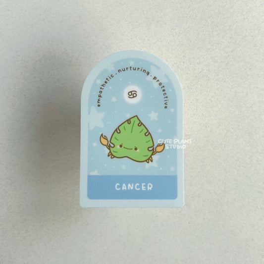 Cancer Plant Zodiac Sticker