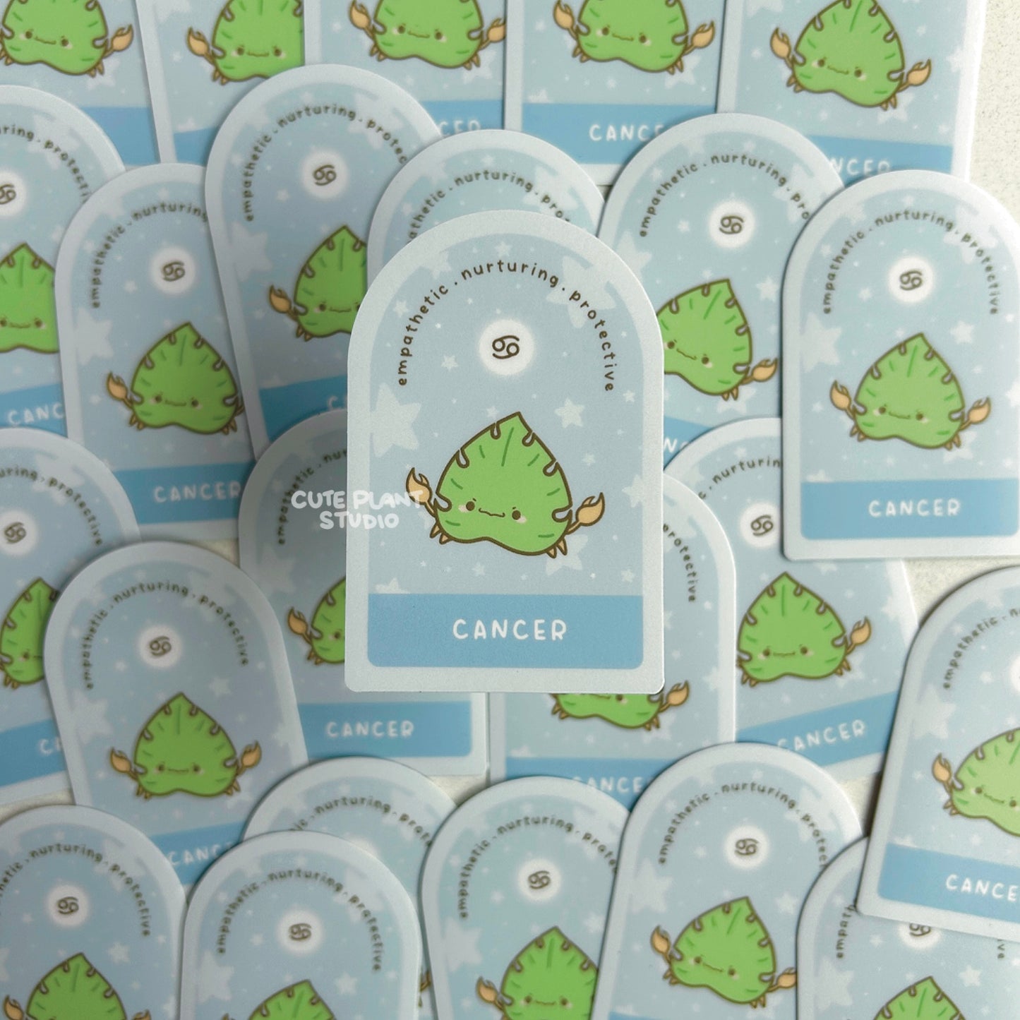 Cancer Plant Zodiac Sticker