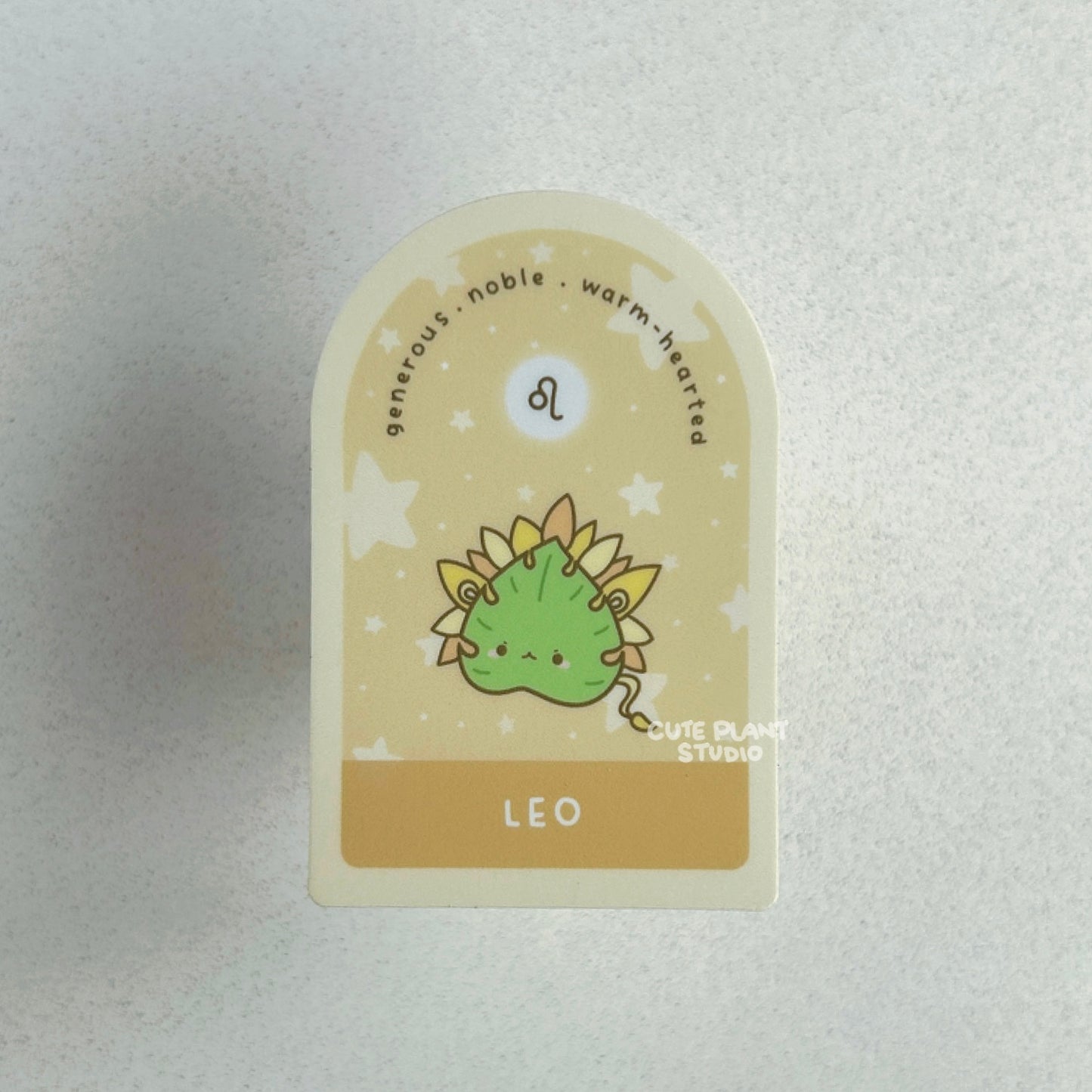 Leo Plant Zodiac Sticker