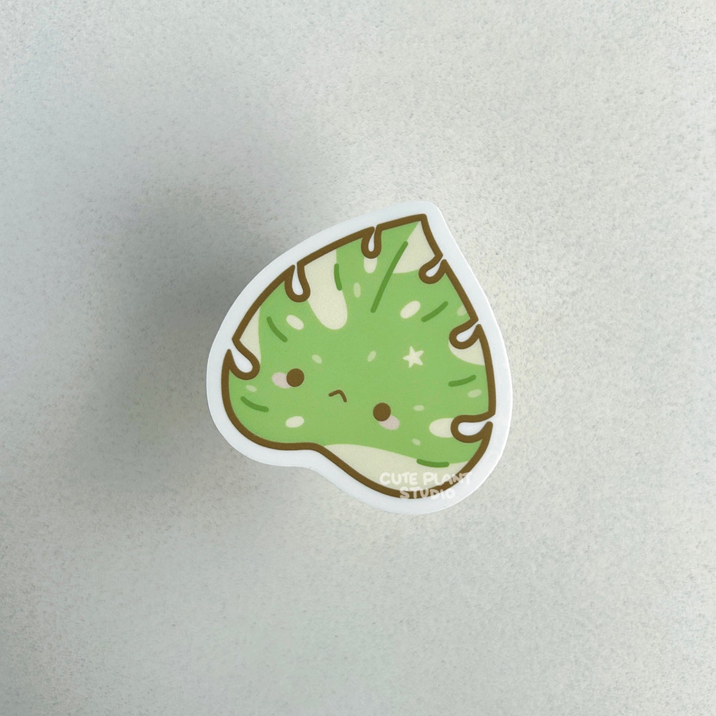 Monstera Thai Constellation Leaf Sticker
