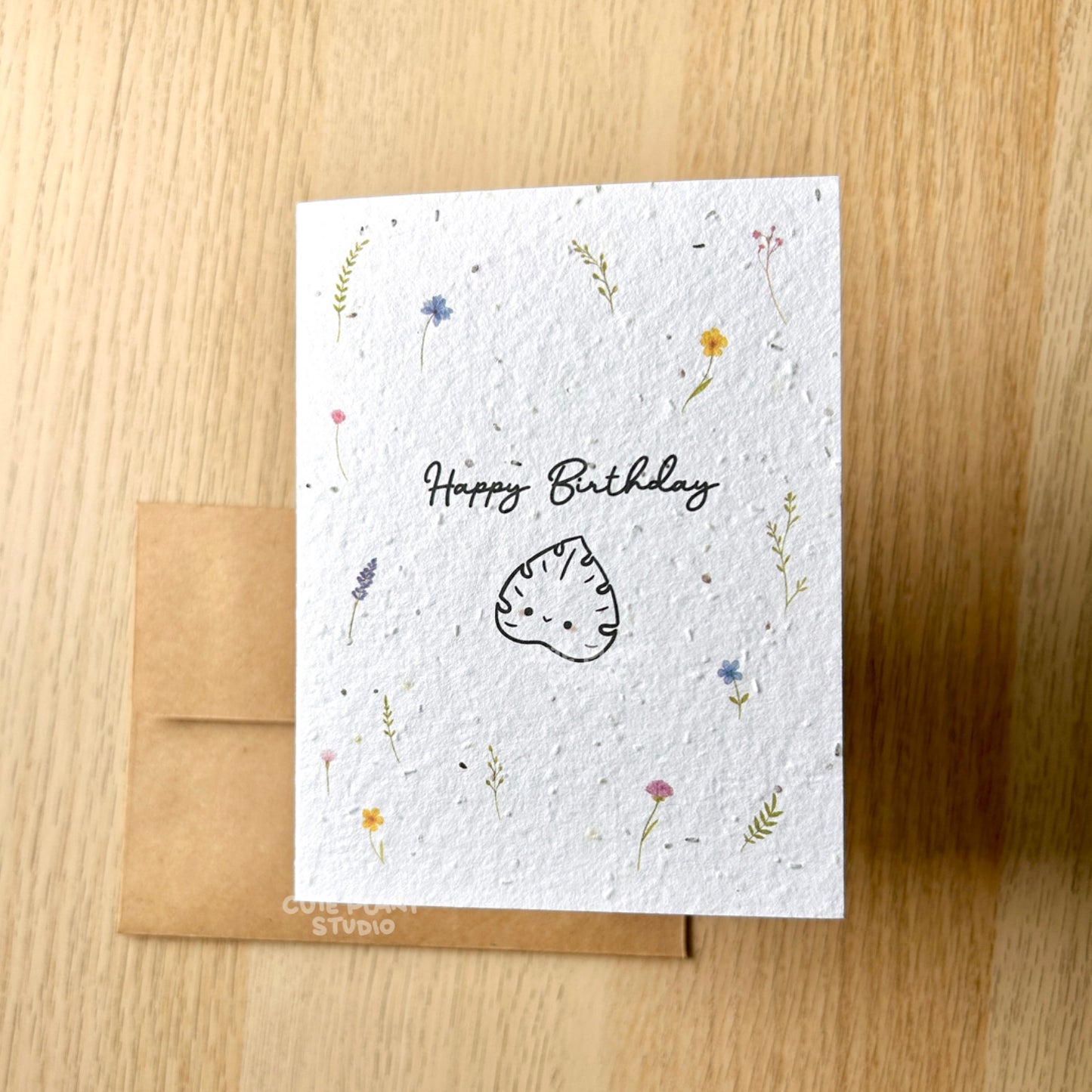 Happy Birthday Plantable Card