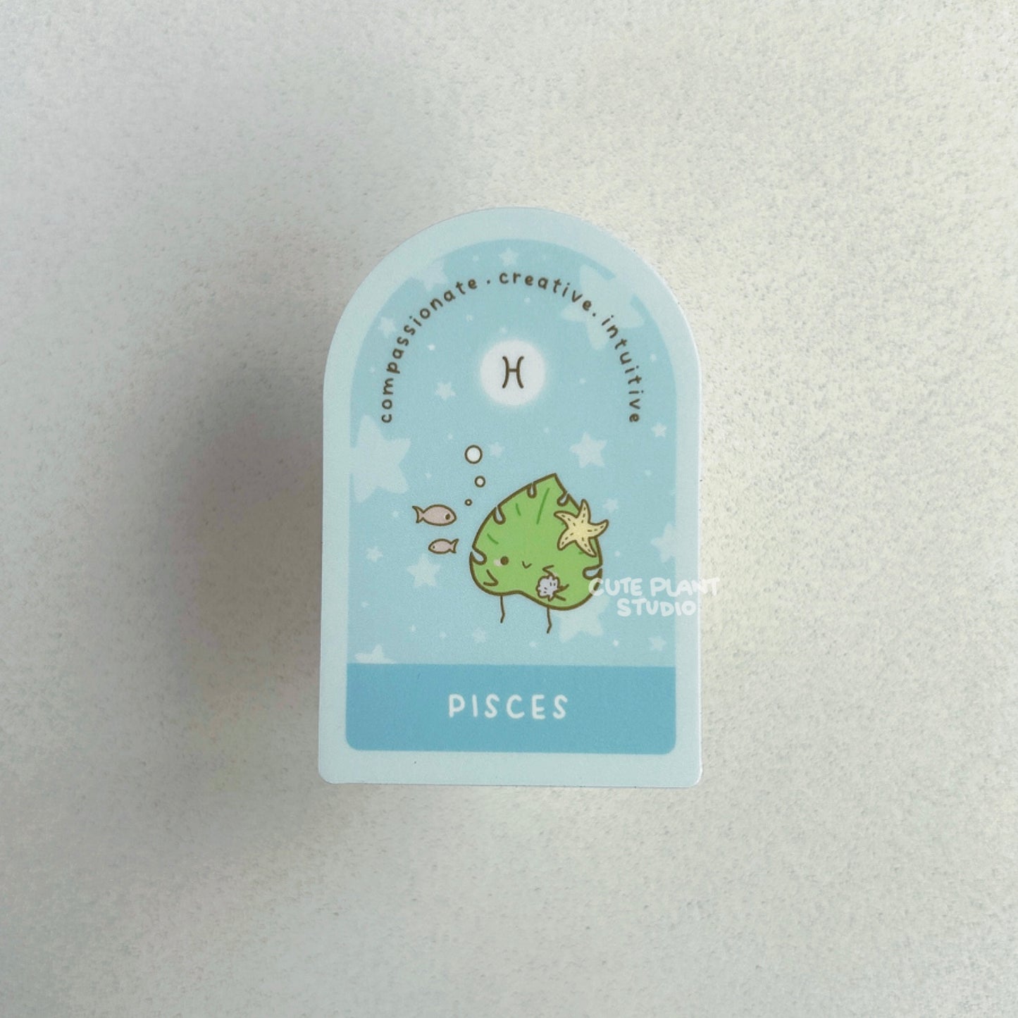 Pisces Plant Zodiac Sticker