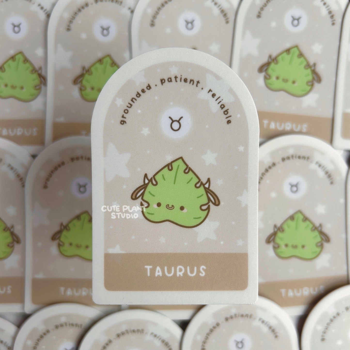 Taurus Plant Zodiac Sticker
