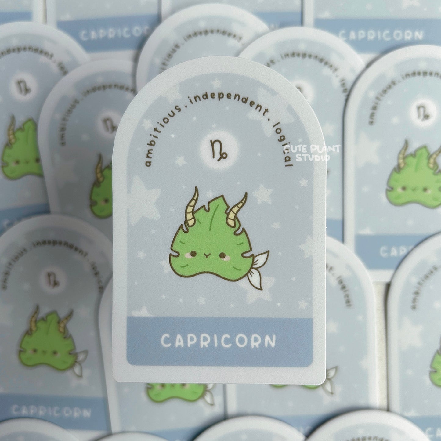 Capricorn Plant Zodiac Sticker
