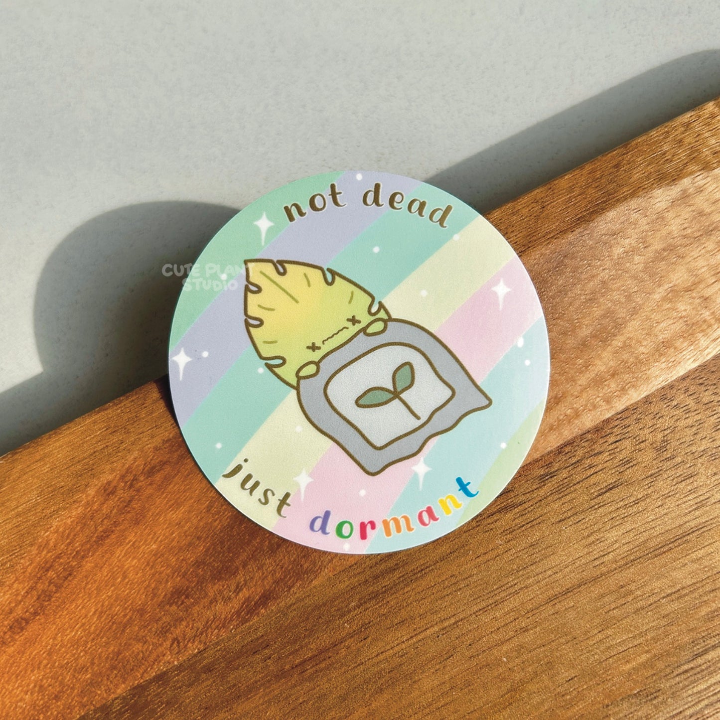 Not Dead Just Dormant Sticker