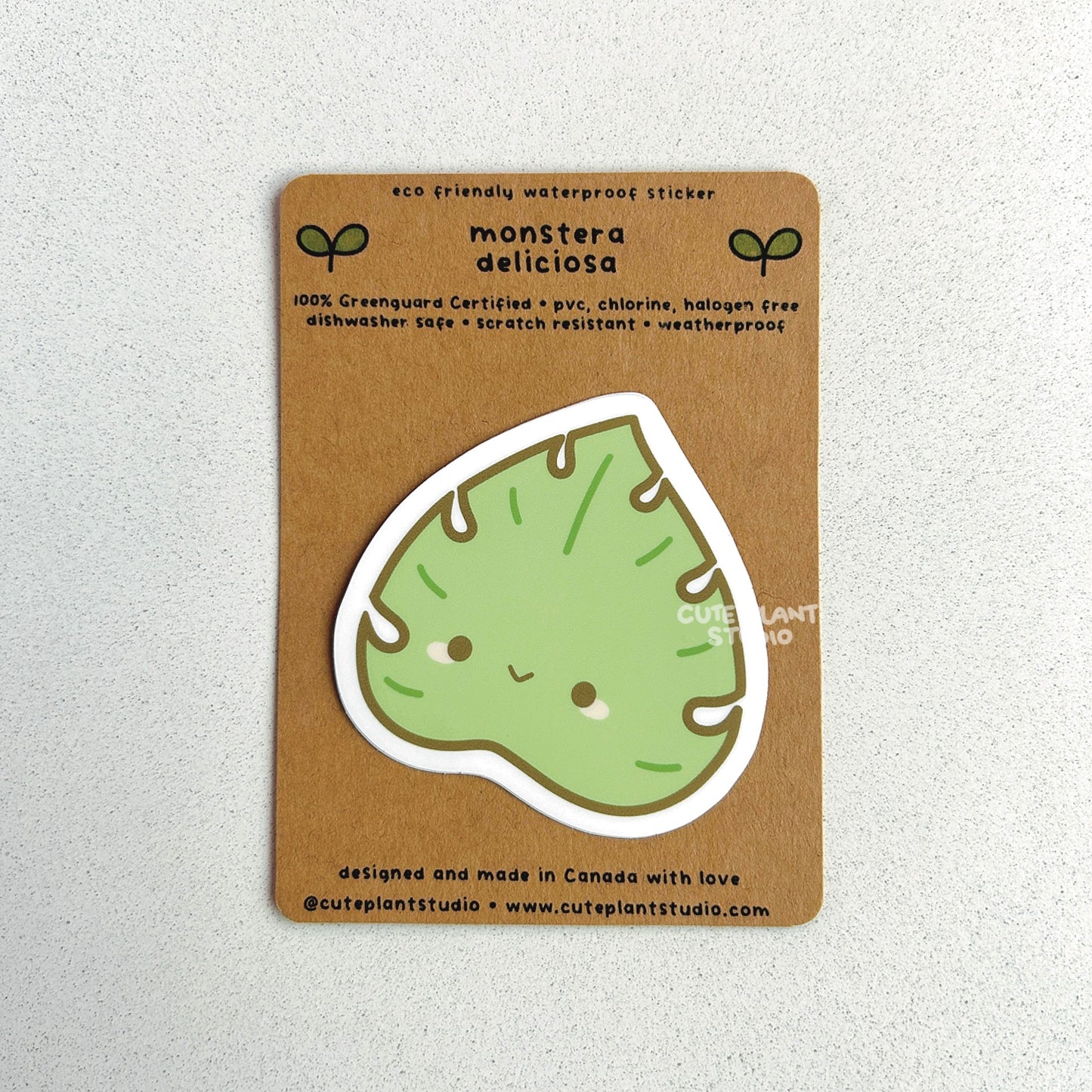 Classic Monstera Leaf Sticker