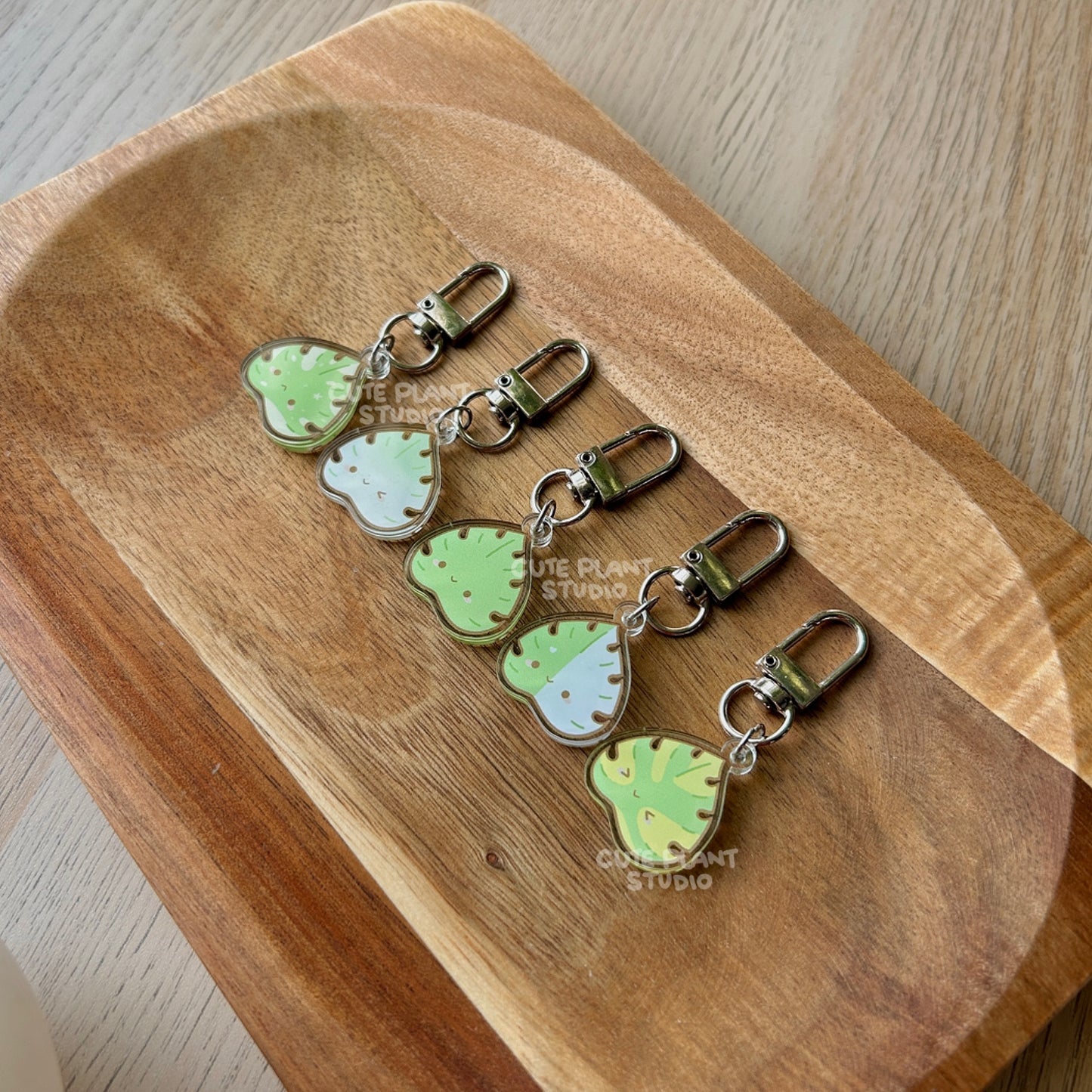 Monstera Aurea Keychain
