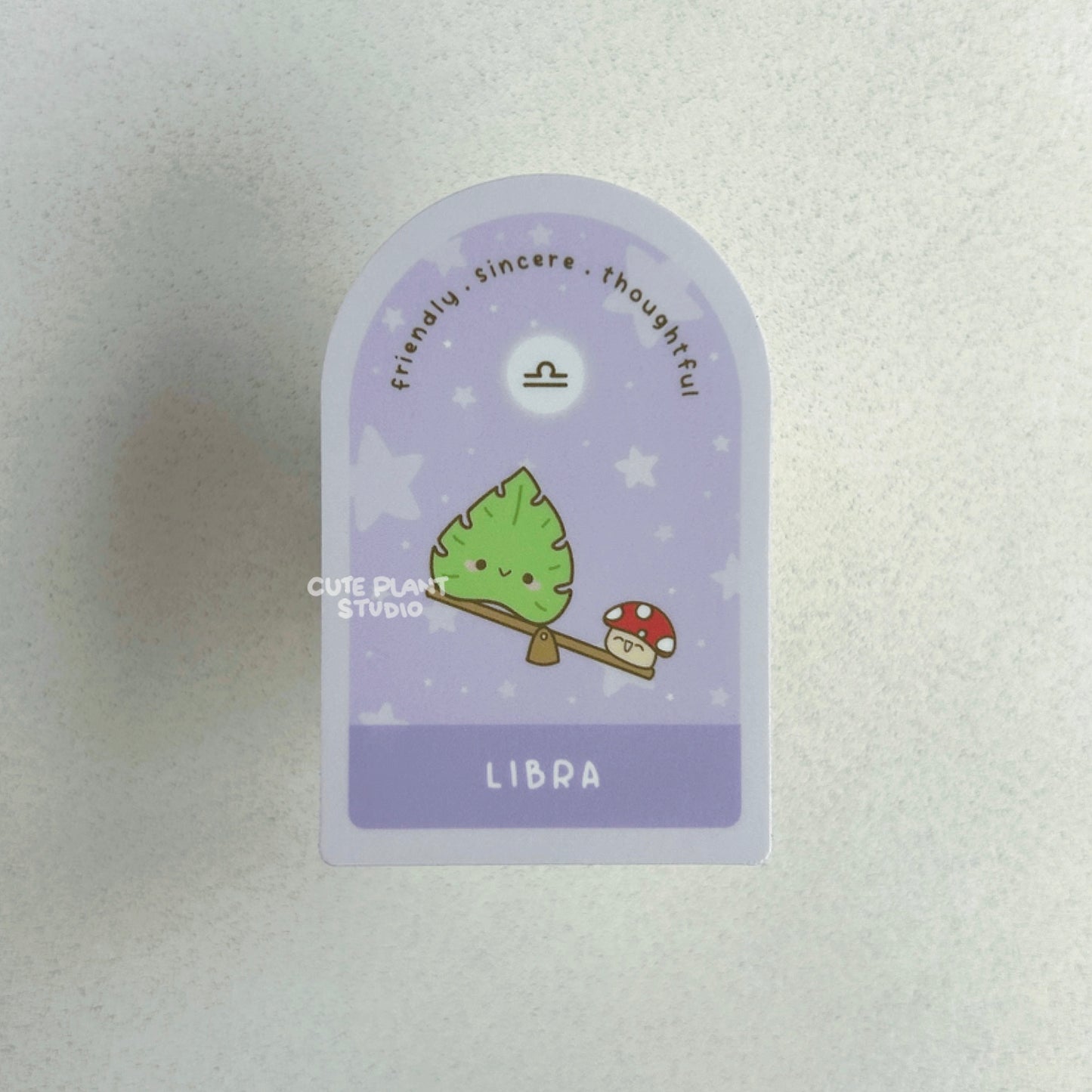 Libra Plant Zodiac Sticker