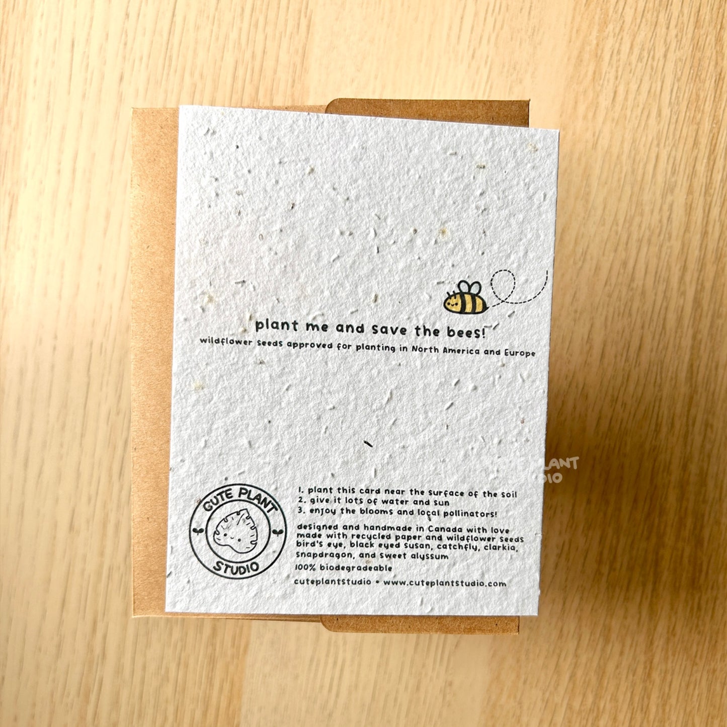 Happy Birthday Plantable Card