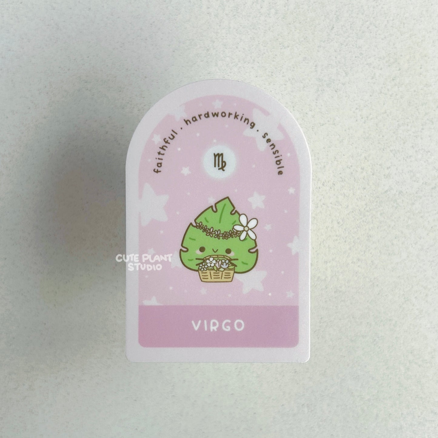 Virgo Plant Zodiac Sticker