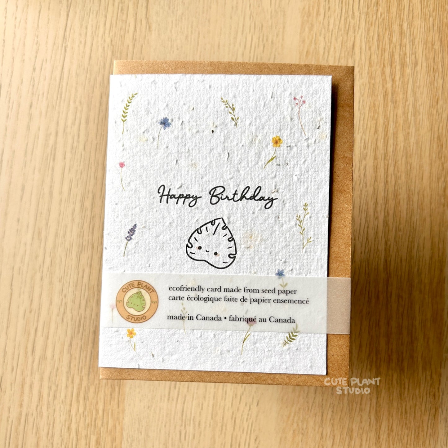 Happy Birthday Plantable Card