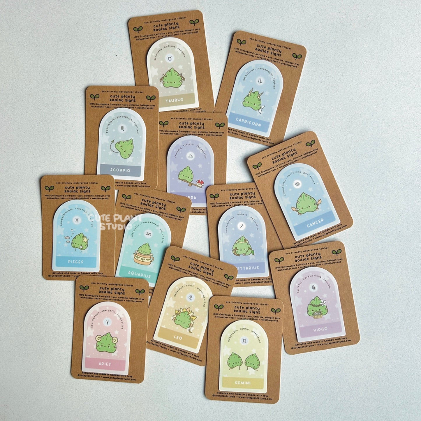 Sagittarius Plant Zodiac Sticker