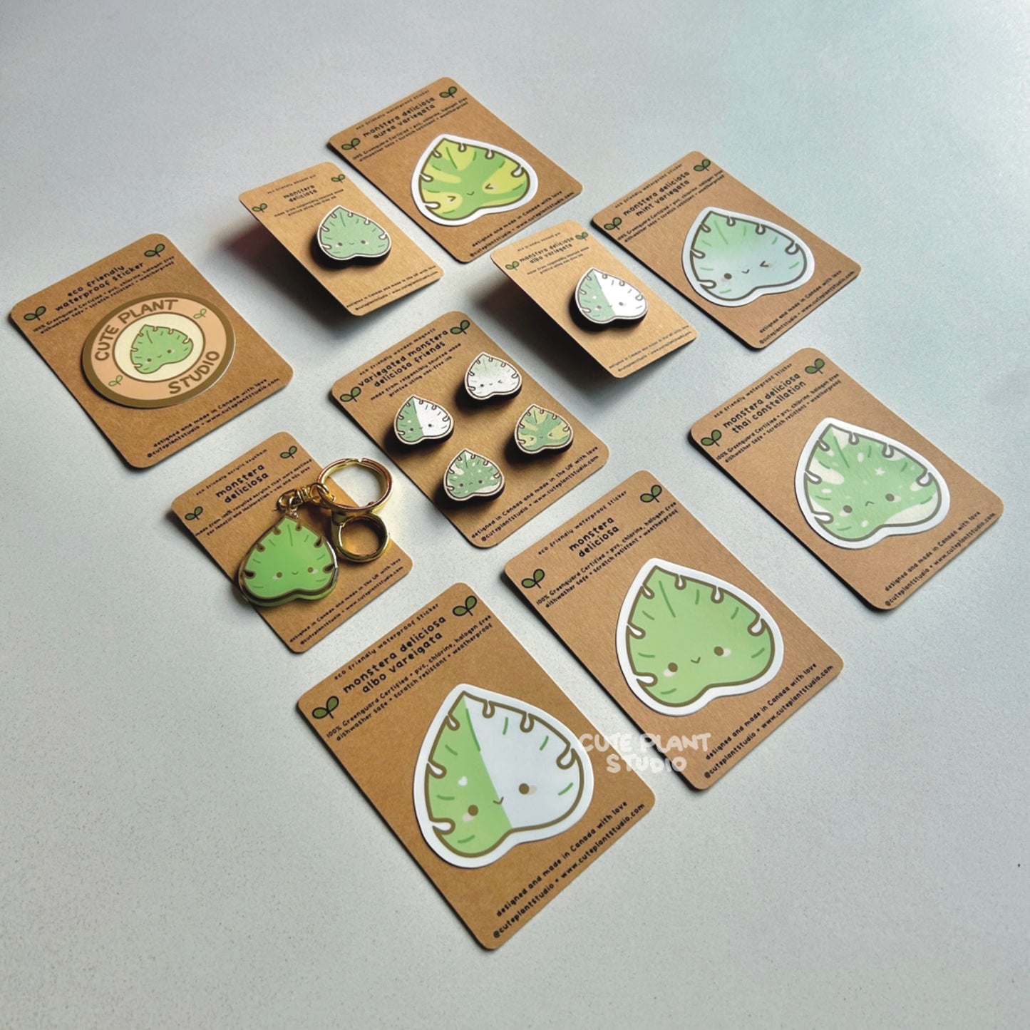 Classic Monstera Acrylic Keychain