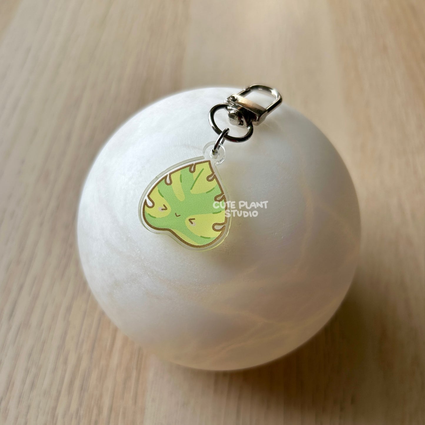 Monstera Aurea Keychain