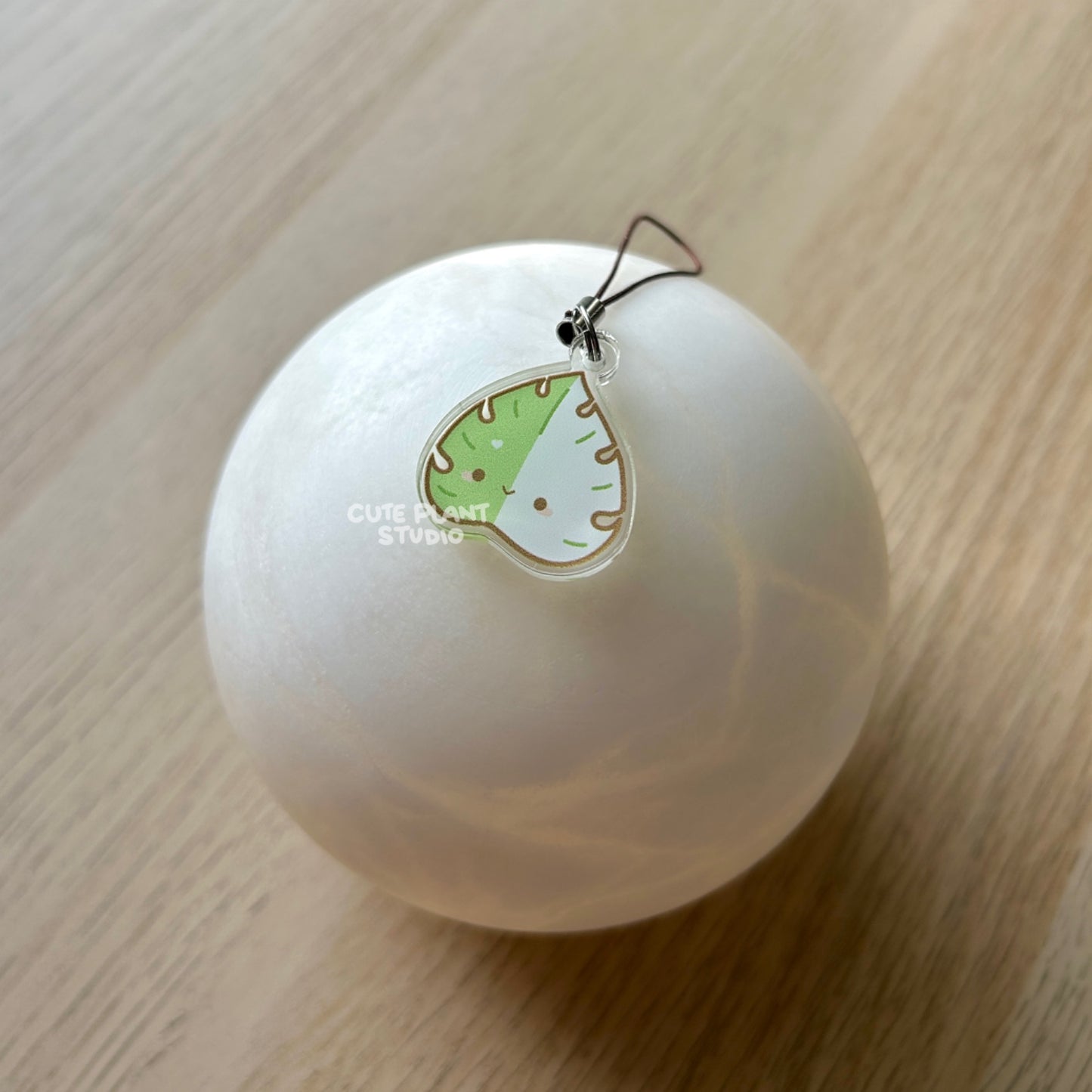 Monstera Albo Phone Charm