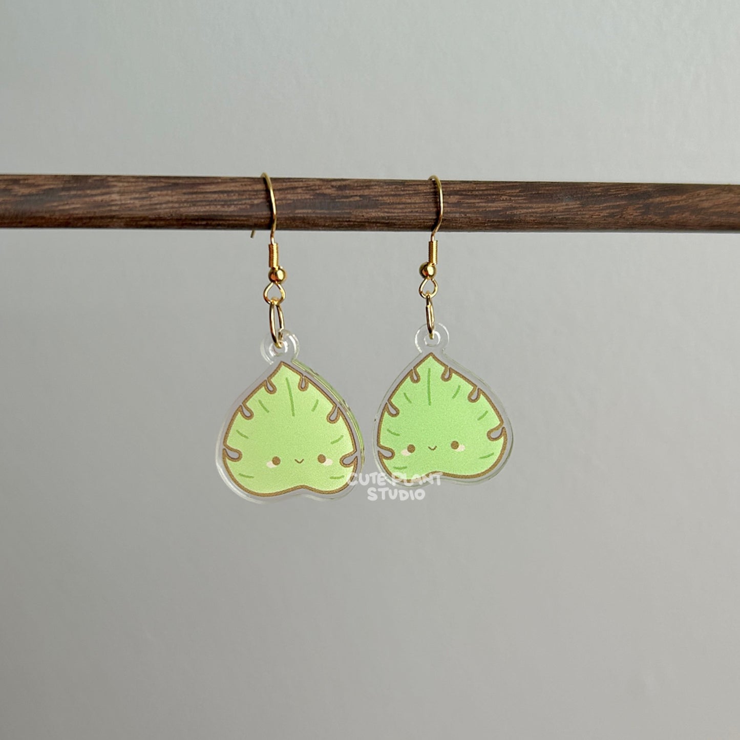 Classic Monstera Earrings