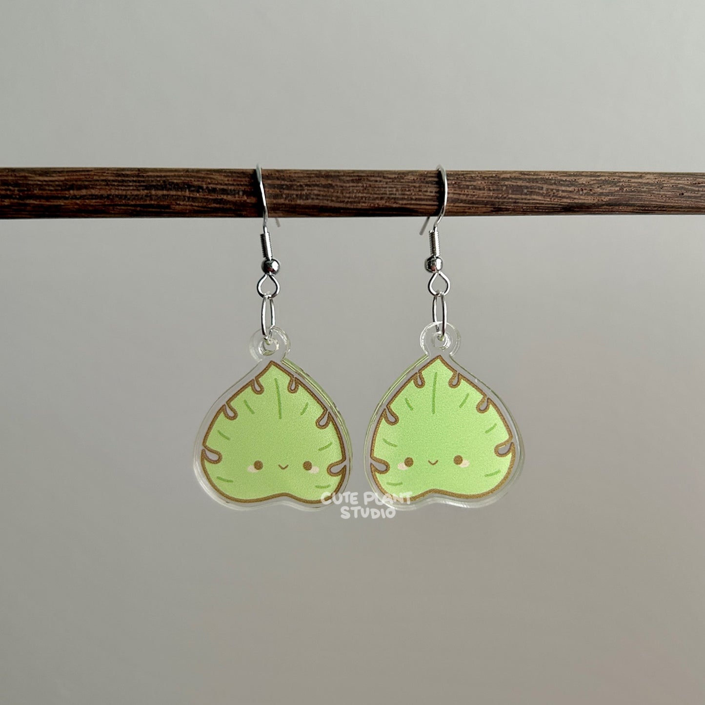 Classic Monstera Earrings