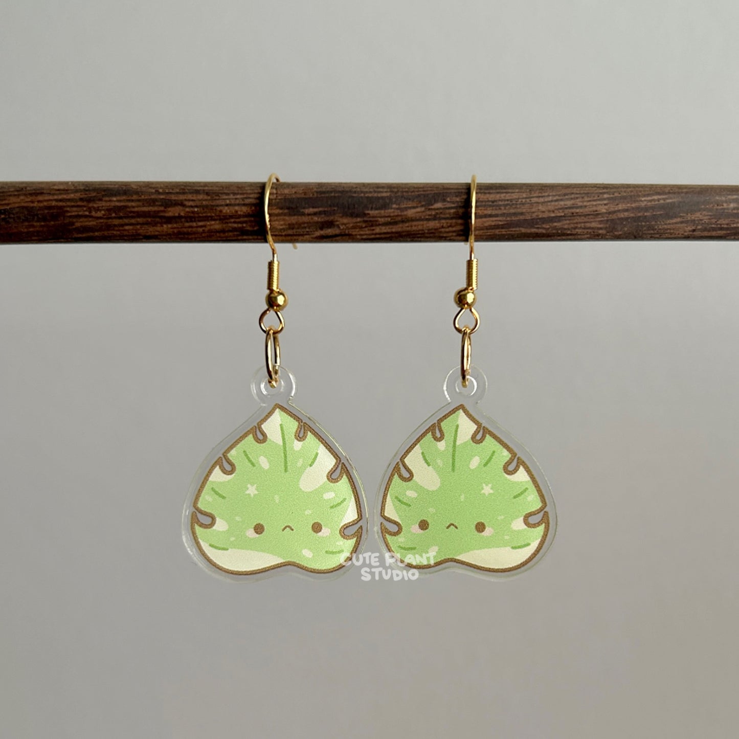 Monstera Thai Constellation Earrings