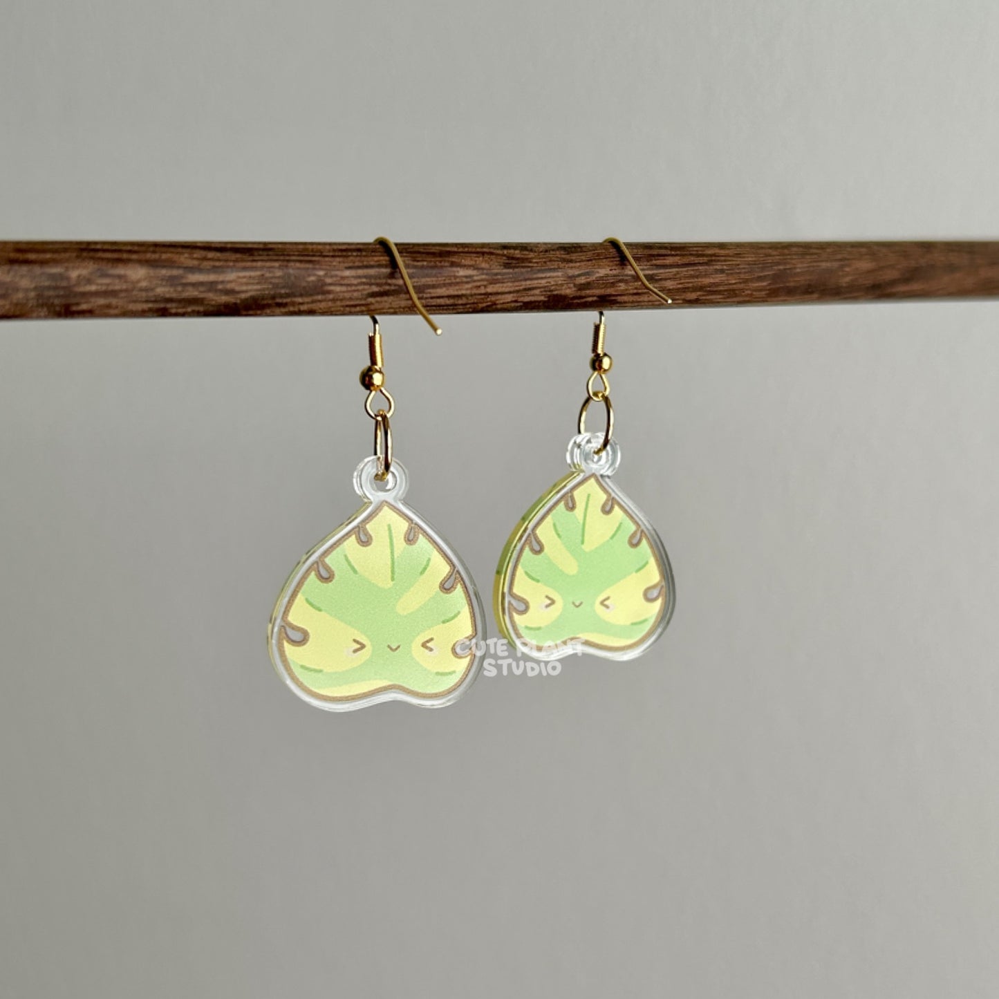 Monstera Aurea Earrings