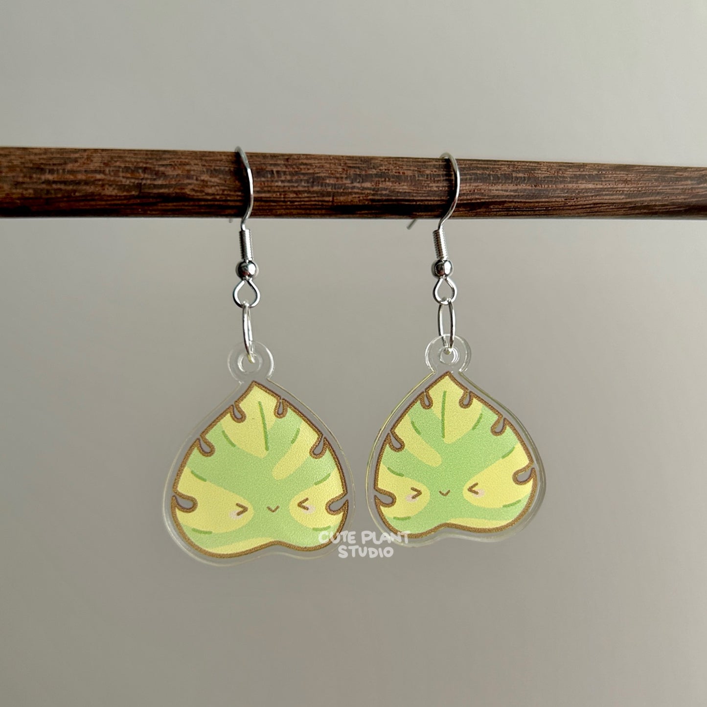 Monstera Aurea Earrings