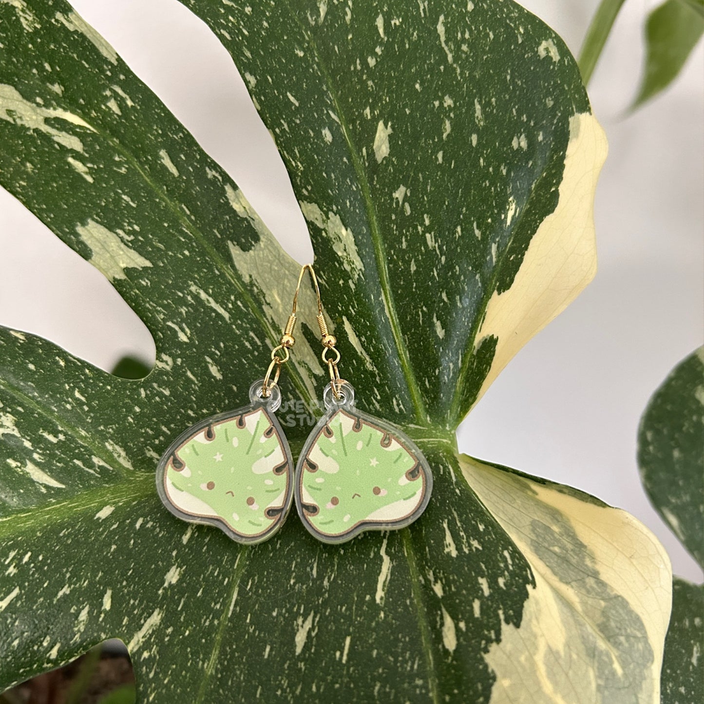 Monstera Thai Constellation Earrings