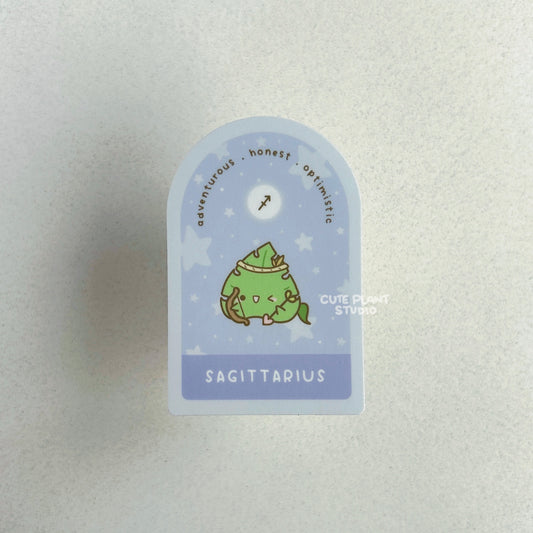 Sagittarius Plant Zodiac Sticker
