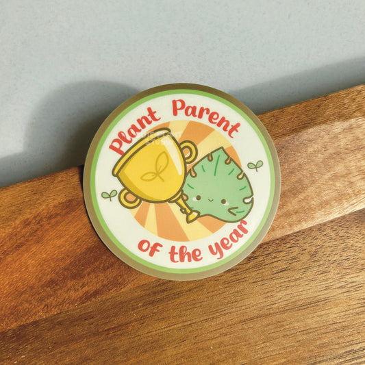 Plant Parent of the Year Sticker