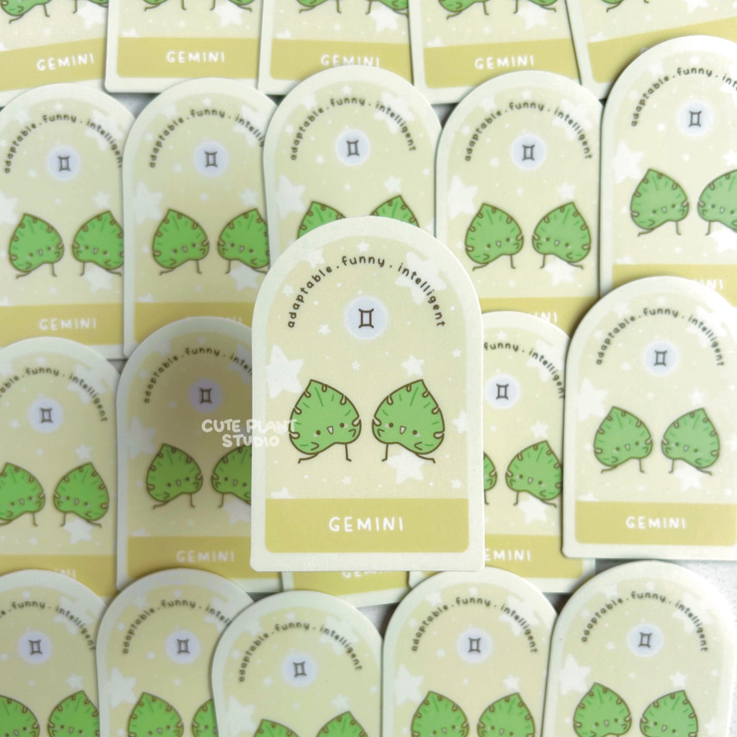 Gemini Plant Zodiac Sticker