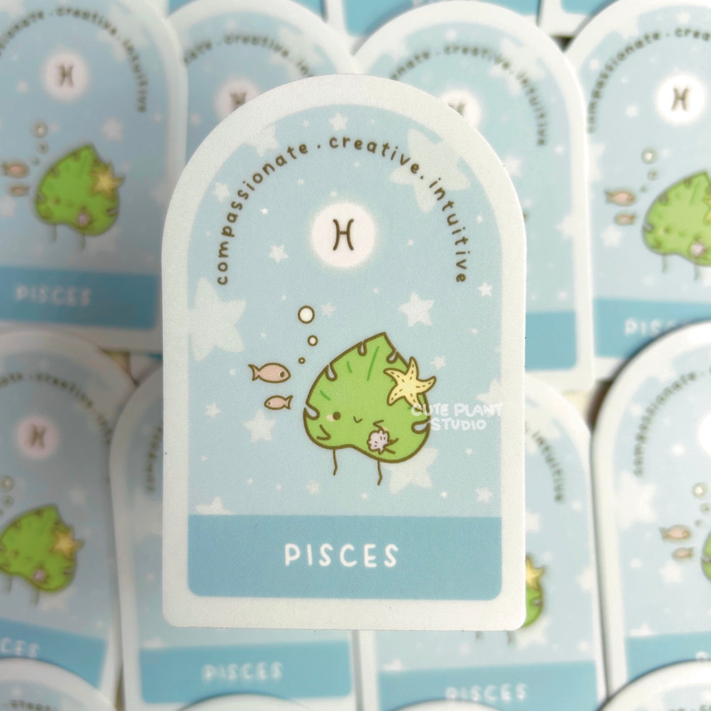 Pisces Plant Zodiac Sticker