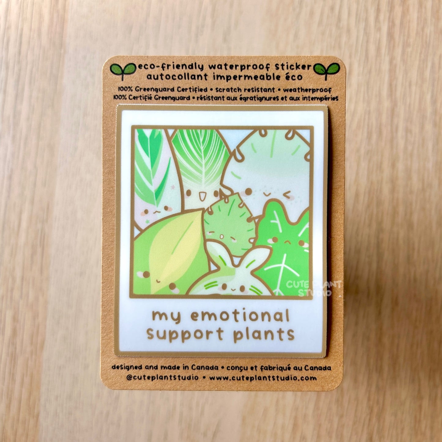 My Emotional Support Plants Sticker