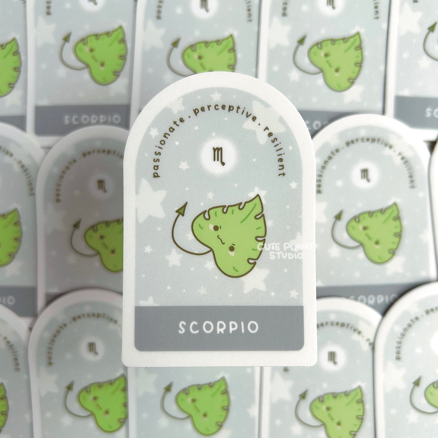 Scorpio Plant Zodiac Sticker