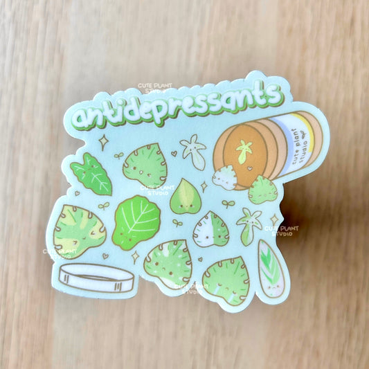 Antidepressants Plants Sticker