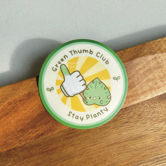 Green Thumb Club Sticker