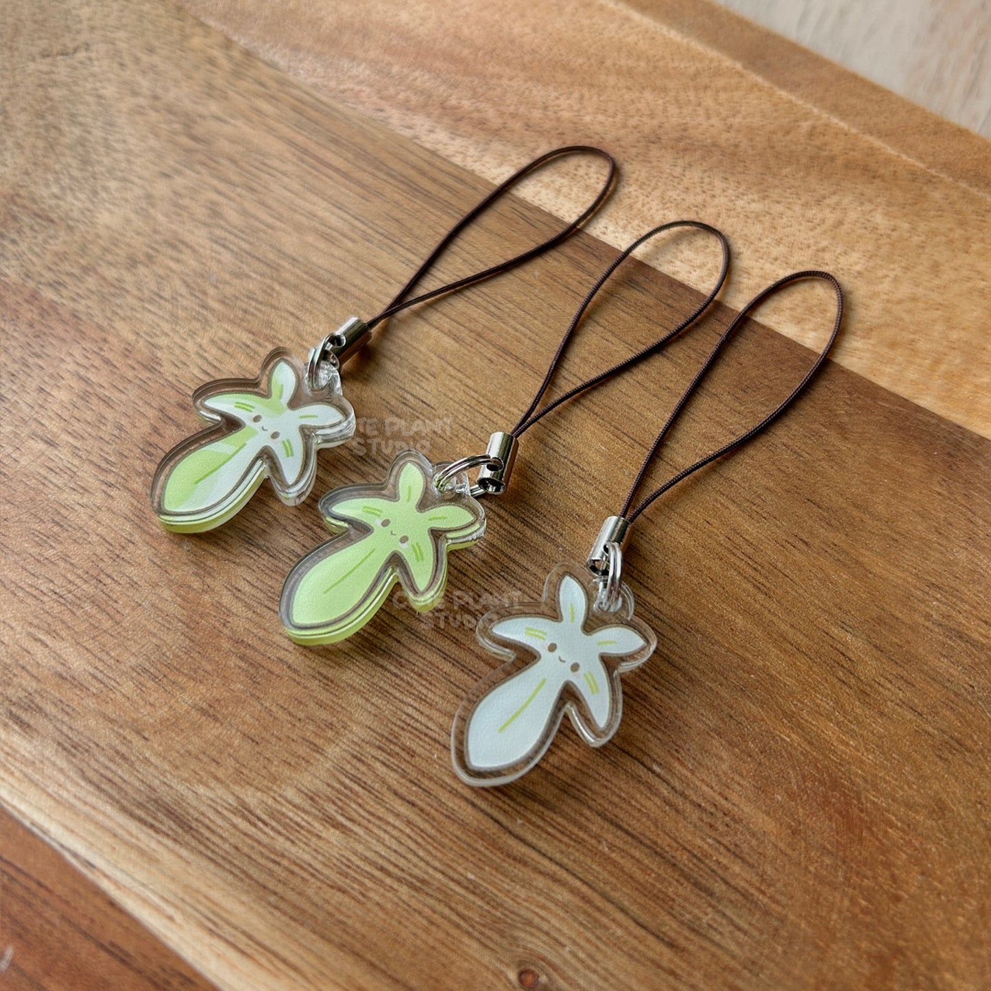 Philodendron Ghost Phone Charm