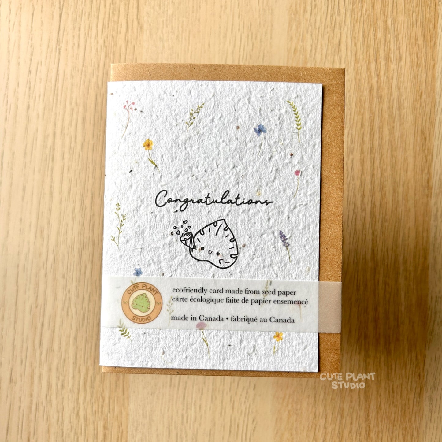 Congratulations Plantable Card
