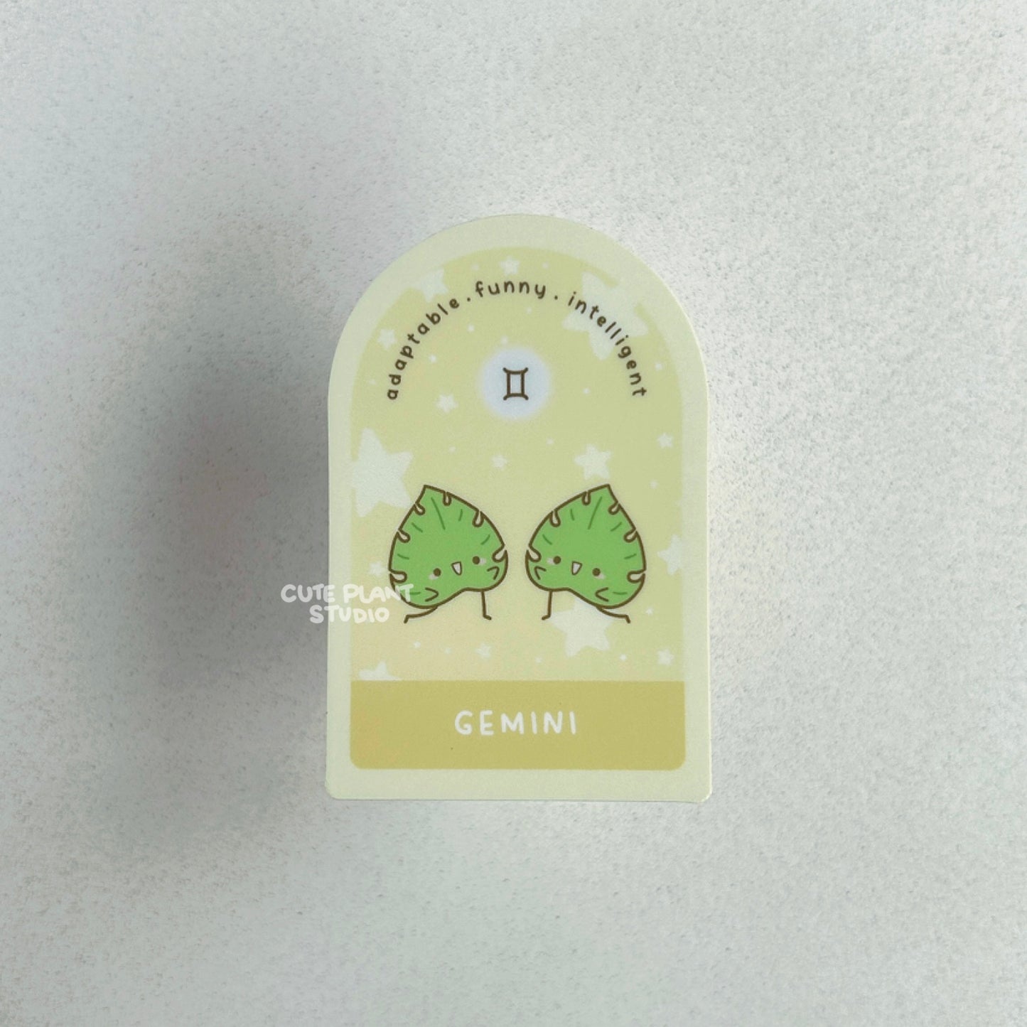 Gemini Plant Zodiac Sticker