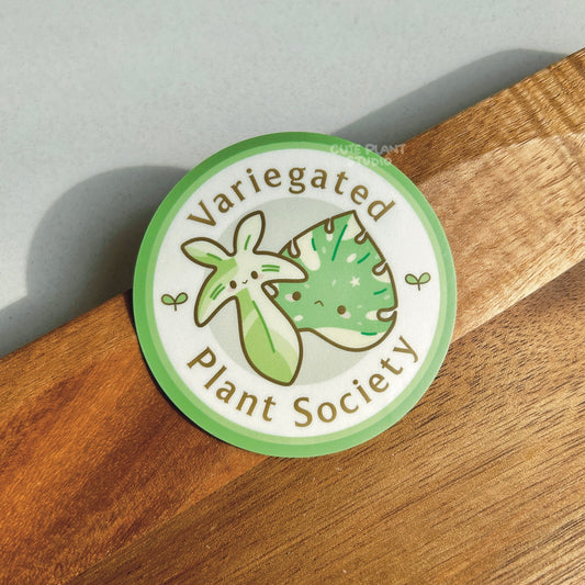 Variegated Plant Society Sticker