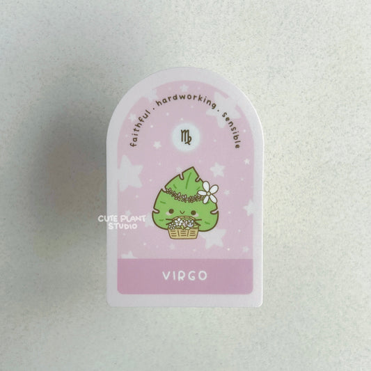Virgo Plant Zodiac Sticker