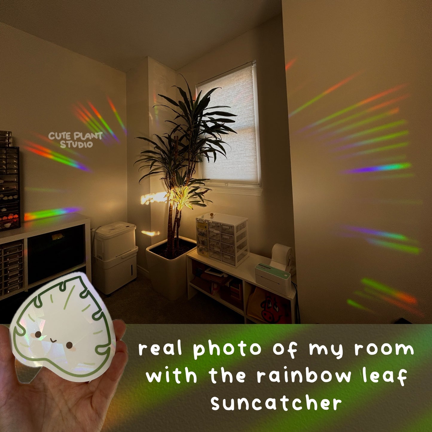 Monstera Leaf Suncatcher