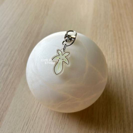 Philodendron Ghost Keychain